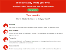 Tablet Screenshot of findmyhotel.promptguides.com